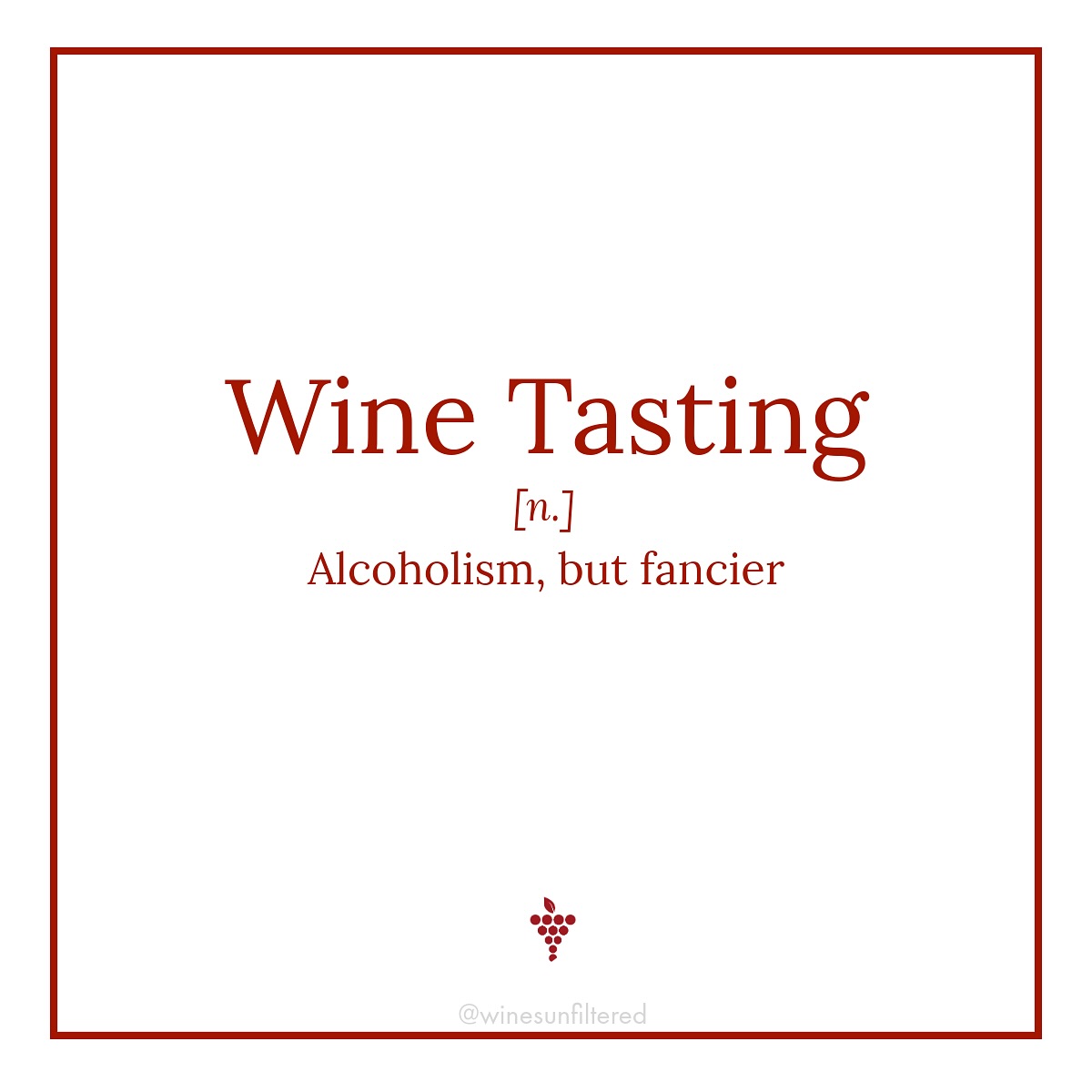 Because one glass is never enough 🍷
#winefun #winelover #winetime #winetasting #winetastingthursdays #wineinstyle #winefacts #wineoclock #wineislove #winelife #winesanonymous #funquotes #fortheloveofwine #drinkresponsibly #winesofcyprus #cypruswine #wineporn Because one glass is never enough 🍷
#winefun #winelover #winetime #winetasting #winetastingthursdays #wineinstyle #winefacts #wineoclock #wineislove #winelife #winesanonymous #funquotes #fortheloveofwine #drinkresponsibly #winesofcyprus #cypruswine #wineporn